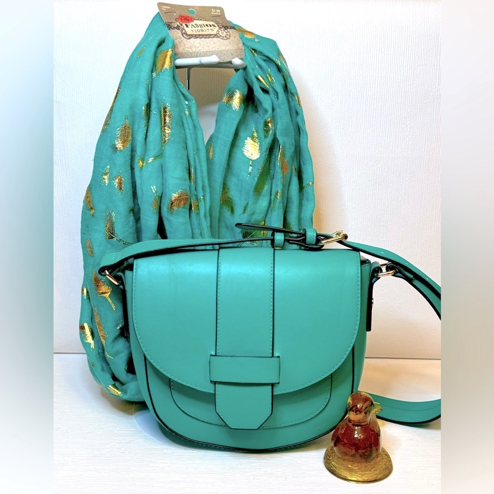 A New Day Crossbody Bag with Infinity scarf bundle